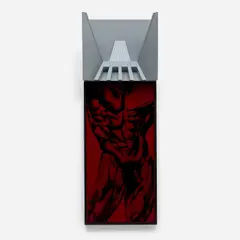 Government by Robert Longo, 1983, Screenprint in black and white, on wove paper, the full sheet, with grey-lacquered plastic multiple, offered Jun 2022
