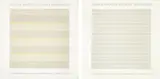 Untitled: two works by Agnes Martin, 1991, Two offset lithographs, on firm transparency paper, with full margins, sold Jun 2022