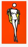 Woman Taking Off Man's Shirt (C. Appendix) by Julian Opie, 2003, Screenprint in colours, on wove paper, with full margins, sold Jun 2022