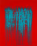 Mel Bochner, Obliterate, 2018, Screenprint in colours, on Lanaquarelle paper, the full sheet