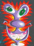Kenny Scharf, Beauty From Within, 1998, Lithograph in colours, on wove paper, the full sheet