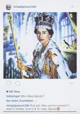 Richard Prince, Queen Elizabeth II, from Instagram New Portraits, 2015, Offset lithograph in colours, on smooth wove paper, with full margins