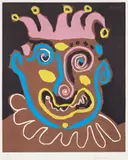 Le vieux roi (The Old King) (Bl. 1152, Ba. 1338) by Pablo Picasso, 1963, Linocut in colours, on Arches paper, with full margins, sold Sep 2022