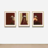 Deuxième version du triptyque, 1944 (Second Version of the Triptych, 1944) (S. 24, T. 25) by Francis Bacon, 1989, The complete set of three lithographs in colours, on Arches Infinity paper, with full margins, sold Sep 2022