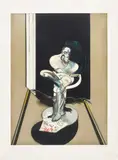 Francis Bacon, Seated Figure (after, Seated Figure 1977) (S. 7, T. 32), 1992, Aquatint in colours, on Fabriano Rosaspina paper, with full margins