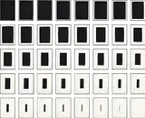 Sol LeWitt, Vanish (K. 1994.07), 1994, The complete set of 40 screenprints in black, on Fabriano paper, the full sheets, loose (as issued) all contained in the original grey fabric-covered portfolio with embossed artist's name