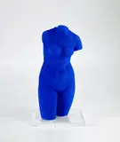 Yves Klein, La Vénus d'Alexandrie (Vénus bleue) (L. S41), 1962/82, International Klein Blue pigment and synthetic resin on plaster, mounted to and contained within a Plexiglas case