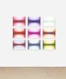 Anish Kapoor, Horizon Shadow, 2010, The complete set of nine etchings in colours, on Somerset Textured Soft White paper, the full sheets, with colophon and the original grey fabric-covered portfolio with printed title