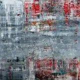 Cage 4 (P19-4) by Gerhard Richter, 2006/2020, Giclée print in colours, flush-mounted to aluminium with metal strainer on the reverse (as issued), sold Sep 2022