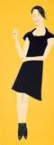Alex Katz, Carmen, from Black Dress, 2015, Screenprint in colours, on wove paper, the full sheet