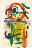 Pierrot le Fou (M. 392) by Joan Miró, 1964, Lithograph in colours, on Arches paper, the full sheet, sold Sep 2022