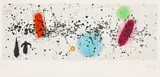 Joan Miró, Ouvrage de vent II (Work of the Wind II) (D. 343), 1962, Aquatint in colours, on BFK Rives paper, with full margins