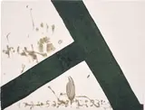 Antoni Tàpies, T inclinada (T Inclined) (G. 293), 1972, Etching and aquatint with carborundum in colours, on wove paper, the full sheet