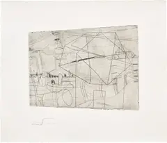 Moonshine (L. 31, C. 53) by Ben Nicholson, 1966, Etching, on wove paper, with full margins, sold Sep 2022