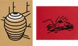 Patrick Caulfield, Ridged Jar; and Dressed Lobster (C. 58; 63), 1979-80; 1980, Two screenprints in colours, on wove paper, the full sheets