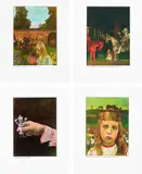 Peter Blake, Illustrations to Through the Looking-Glass, 1970, The complete set of eight screenprints in colours, on wove paper, with full margins