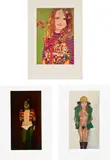Peter Blake, Girl in a Poppy Field; Costume Life Drawing; and Costume Life Drawing (Yellow Hat), 1974; 1971; and 1979, Two screenprints and one offset lithograph in colours, on wove paper, with full margins