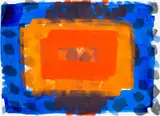 Howard Hodgkin, For Jack, 2005, Etching and aquatint in colours with carborundum and hand-colouring in acrylic, on Arches paper, the full sheet