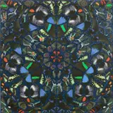 Psalm: Miserere Mei Deus by Damien Hirst, 2015, Screenprint in colours with glitter and glaze, on wove paper, the full sheet, sold Sep 2022