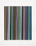 Ian Davenport, Etched Lines: Multicoloured on Black