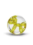 Jeff Koons, Balloon Dog (Yellow), 2015, Porcelain multiple painted in chrome, contained in the original Styrofoam-lined presentation box with silver printed signature and original plastic stand