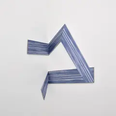 Richard Artschwager, Corner Splat II, 2009, Laminate printed in colours, flush-mounted to three uniquely shaped aluminium sheets, to be adjoined at the centre mounted on a wall, in or at a corner