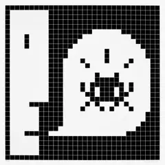 Alert (Black) by Invader, 2020, Screenprint, on wove paper, with full margins, sold Sep 2022