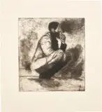 Lynette Yiadom Boakye, The World for a Wilderness, 2020, Etching, on Somerset paper, with full margins