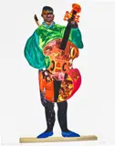 Lubaina Himid, Naming the Money: Kwesi, 2004/2021, from Tate Modern 21 Years Portfolio, 2021, Screenprint in colours, on Somerset Satin paper, with full margins