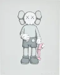 SHARE by Kaws, 2021, Screenprint in colours, on Stonehenge grey paper, with full margins, sold Sep 2022