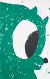 Szabolcs Bozó, Nicolas (Green), 2020, Lithograph in colours, on wove paper, the full sheet