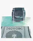 David Hockney, Corbusier Chair and Rug, 1969, Offset lithograph in colours, on wove paper, with full margins