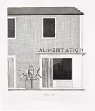 David Hockney, French Shop (S.A.C. 122, M.C.A.T. 112), 1971, Etching and aquatint in colours, on BFK Rives paper, with full margins