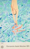 David Hockney, Olympische Spiele München (Olympic Games Munich), 1972, Offset lithograph in colours, on wove paper, the full sheet