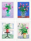 A Bigger Book, Art Edition A-D by David Hockney, 2010/2016, The complete series of four iPad drawings in colours, printed on archival paper, with full margins, each with the illust, sold Sep 2022