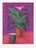 Untitled (224) (Striped Mug) by David Hockney, 2010, iPad drawing in colours, printed on wove paper, with full margins, sold Sep 2022