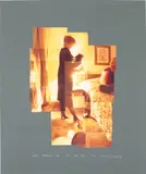 Celia Making Tea, New York, Dec by David Hockney, 1982, Photographic collage, mounted to green wove board (as issued), the full sheet, sold Sep 2022