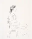 David Hockney, Maurice Payne (S.A.C. 123, M.C.A.T. 115), 1971, Etching, on J. Green mould-made paper, with full margins