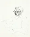 David Hockney, Kasmin Reading. Carennac. August 1970