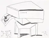 David Hockney, The Master Printer of Los Angeles, 1986/88, Photocopy print, on Arches Text paper, the full sheet