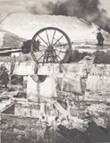 David Goldblatt, Old mill foundations, tailing wheel and sand dump, Witwatersrand Deep Gold Mine, Germiston