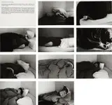 Sophie Calle, Les Dormeurs / Bob Garison, 1980, Ten gelatin silver prints and one text panel, printed later