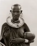 Herb Ritts, Maasai Woman and Child, Africa