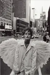 Peter Lindbergh, Amber Valletta, Harper's Bazaar U.S.A., Time Square [sic], New York, 1993, Gelatin silver print