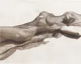 Herb Ritts, Brigitte Nielsen, Malibu, 1987, Toned gelatin silver print