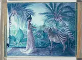 Cathleen Naundorf, TW 2, 47 from L'arche de Noé, 2012, Unique Polaroid print with applied tape at the edges