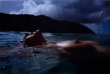 Nan Goldin, Valerie Floating in the Sea, Mayreau, Island