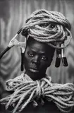 MaID III, Philadelphia from Somnyama Ngonyama by Zanele Muholi, 2018, Gelatin silver print, mounted, sold Nov 2022