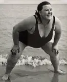 Lisette Model, Coney Island Bather, New York City, 1939-1941, Gelatin silver print, mounted, printed circa 1941