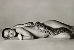 Richard Avedon, Nastassja Kinski and the Serpent, Los Angeles, California, June 14, 1981, Gelatin silver print